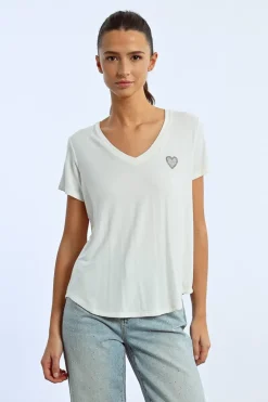 T-shirt c艙ur