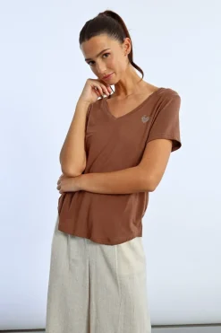 T-shirt c艙ur