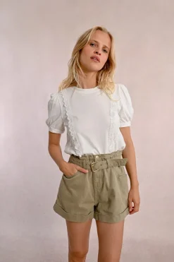 T-shirt dentelle