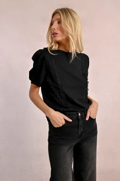 T-shirt dentelle