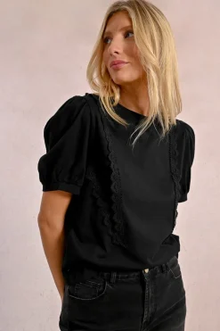 T-shirt dentelle