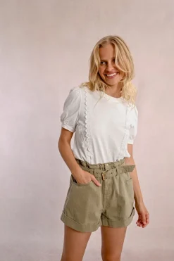 T-shirt dentelle