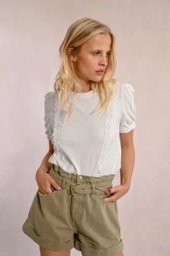 T-shirt dentelle