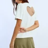 T-shirt dos nu c艙ur