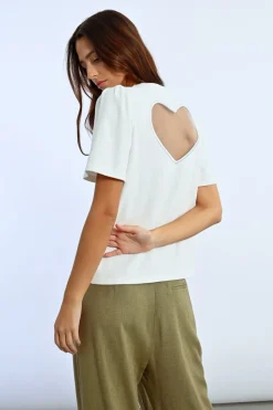 T-shirt dos nu c艙ur