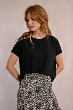 T-shirt droit à manches courtes