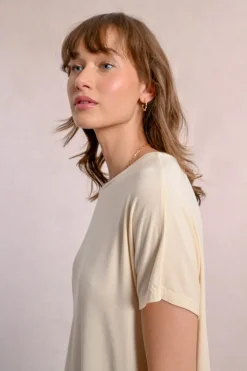 T-shirt droit à manches courtes