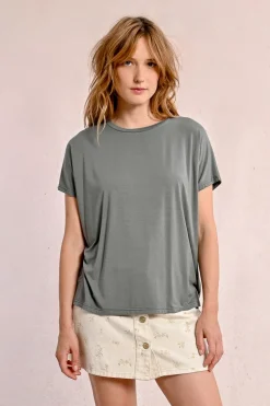 T-shirt droit à manches courtes