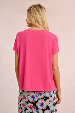 T-shirt droit à manches courtes