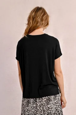 T-shirt droit à manches courtes