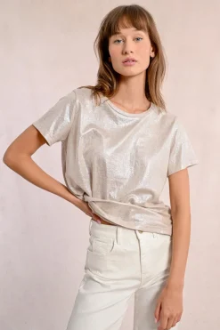 T-shirt droit, irisé