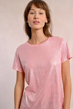 T-shirt droit, irisé