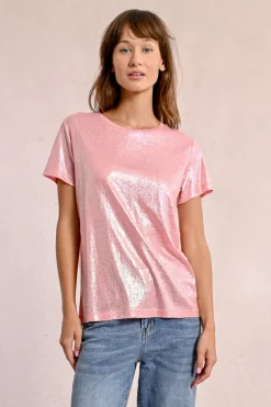 T-shirt droit, irisé