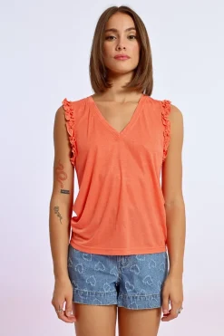 T-shirt emmanchures fantaisies