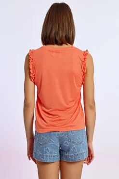 T-shirt emmanchures fantaisies