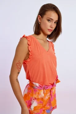 T-shirt emmanchures fantaisies
