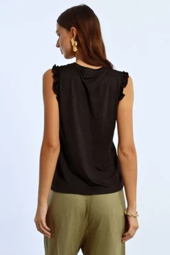 T-shirt emmanchures fantaisies
