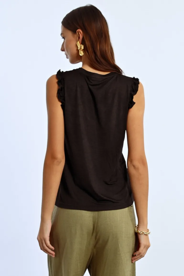 T-shirt emmanchures fantaisies