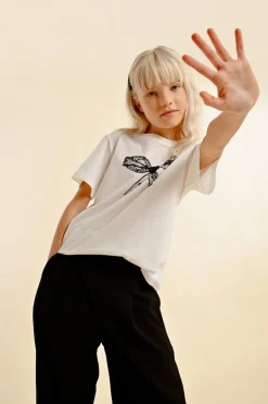 T-shirt graphique à n艙ud