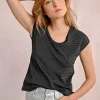 T-shirt irisé sans manches