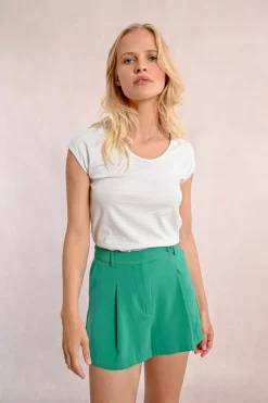 T-shirt irisé sans manches