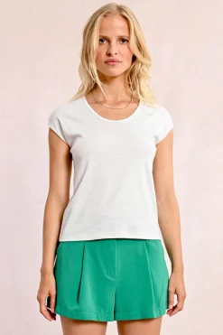 T-shirt irisé sans manches