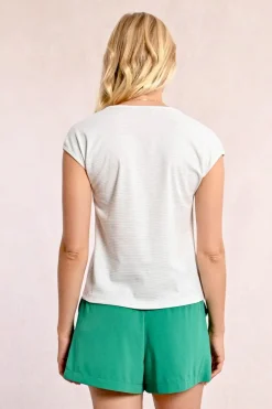 T-shirt irisé sans manches