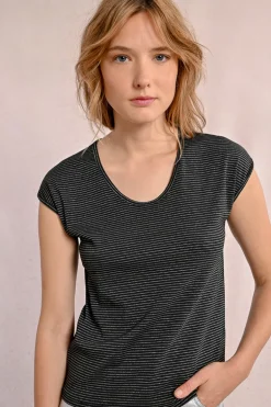 T-shirt irisé sans manches
