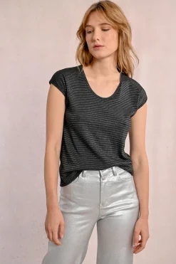 T-shirt irisé sans manches