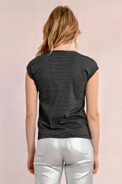 T-shirt irisé sans manches