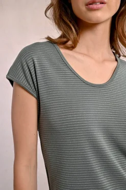T-shirt irisé sans manches