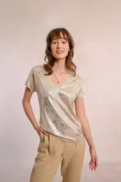 T-shirt métallisé