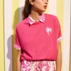 T-shirt oversize motif palmier