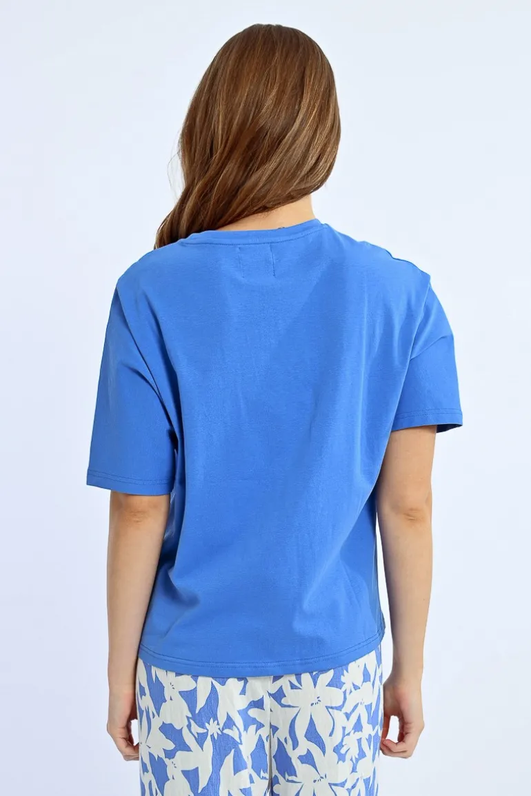 T-shirt oversize motif palmier