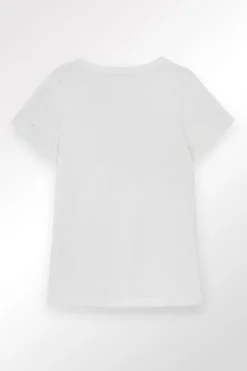 T-shirt parsemé de strass