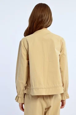 Veste droite, zippée