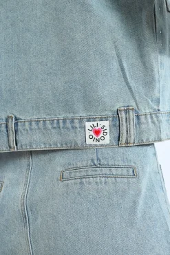 Veste en jean crop