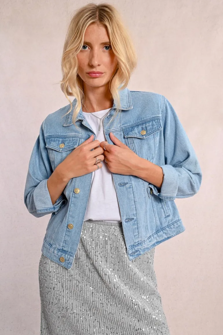 Veste oversize en jean