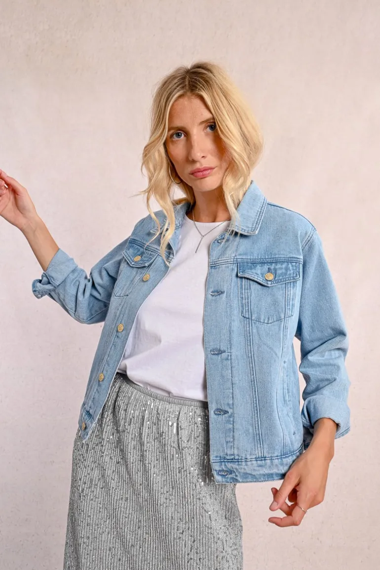 Veste oversize en jean