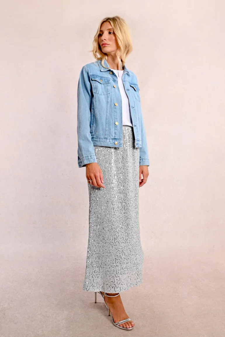 Veste oversize en jean